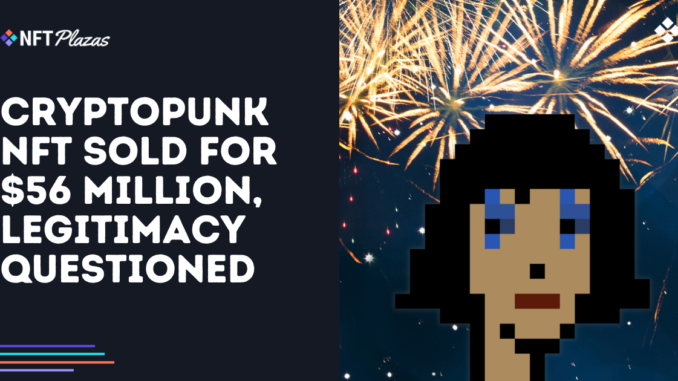 CryptoPunk #1563 Sold for $56M, Legitimacy Questioned CryptoPunk #1563 Sold for $56M, Legitimacy Questioned