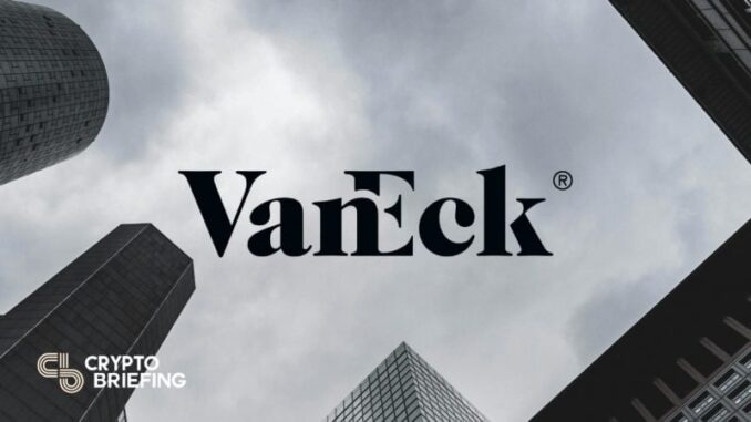 VanEck establishes $30 million venture fund to support crypto and VanEck establishes $30 million venture fund to support crypto and AI startups