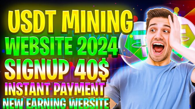 Usdt Mining Free Mining Site || Earn Free Usdt Without Investment || New Usdt Mining Site 2024