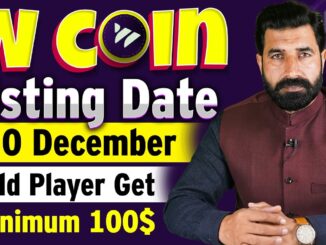 WCoin Listing Date 20 December | W Coin Airdrop | WCoin Airdrop | Crypto Mining Bot News | Albarizon