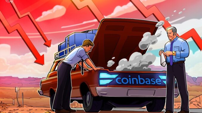 Coinbase sees worst quarter since FTX collapse amid industry bloodbath Coinbase sees worst quarter since FTX collapse amid industry bloodbath