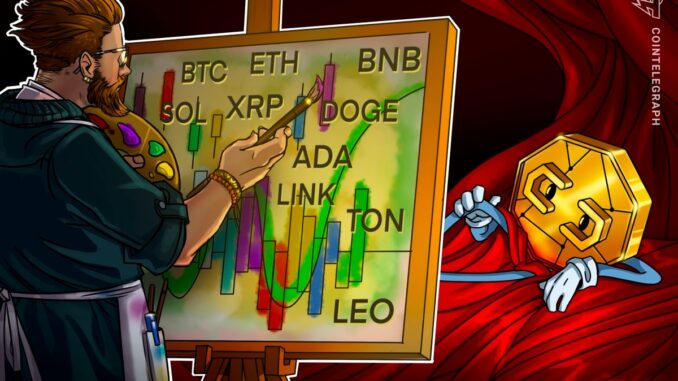 Price analysis 4/9: BTC, ETH, XRP, BNB, SOL, DOGE, ADA, LEO, LINK, TON