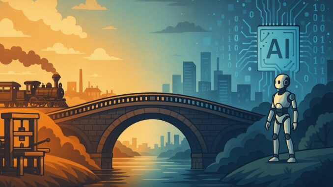 From silicon to sentience: The legacy guiding AI's next frontier and human cognitive migration