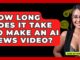 How Long Does It Take to Make an AI News Video? - Talking Tech Trends
