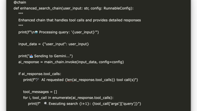 A Coding Implementation of an Intelligent AI Assistant with Jina A Coding Implementation of an Intelligent AI Assistant with Jina Search, LangChain, and Gemini for Real-Time Information Retrieval