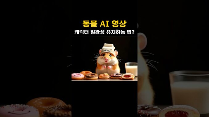 초보도 고퀄 동물 AI 영상 쉽게 만드는 법 (캐릭터·배경 일관성 문제 해결) #aivideo #dzine