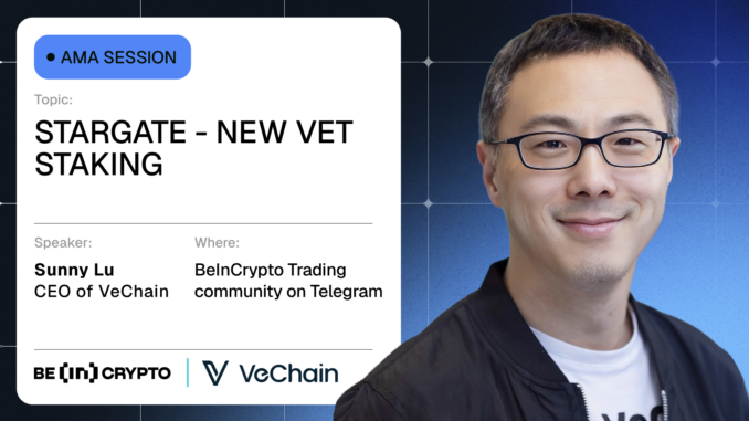 VeChain x BeInCrypto AMA Session: NFT Staking, Real Utility & VeChain x BeInCrypto AMA Session: NFT Staking, Real Utility & What’s Next for VeChain in 2025