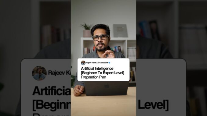 Artificial Intelligence Course [Beginner To Expert Level] Plan #artificialintelligence