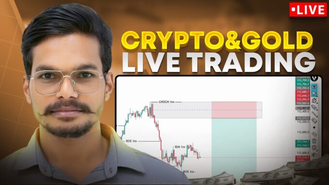 Live Forex & Crypto Trading 🔥 XAUUSD live Scalping ICT + SMC Entry Model