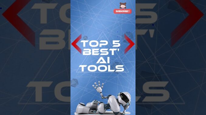 Top 5 Best Al Tools in 2025 | Best Ai App for Beginners |2025 के 5Best Free Al Tools #aitools