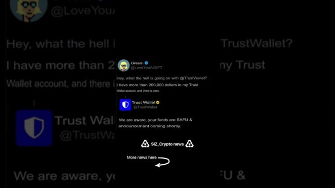 10/13 Crypto News Trust Wallet #Crypto #bitcoin #cryptonews