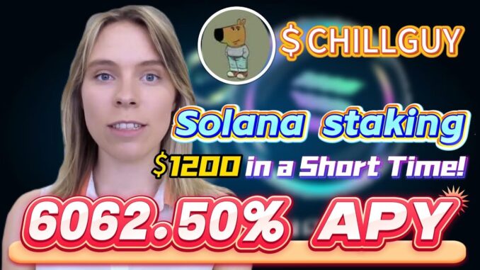 2025 Crypto Just a chill guy Solana Survival Guide: 6062.50% ROI Through CHILLGUY Staking & Farming