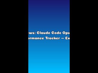 AI News: Claude Code Opus 4.5 Performance Tracker — Explained in 60s