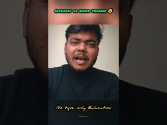 Intraday vs Swing? which is best for beginners 💯 #trading #intraday #swing