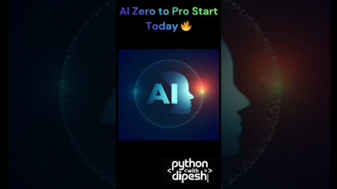 Learn Generative AI From Scratch | Complete Beginner Guide 🚀 #AIBeginners #coding