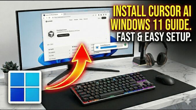 How to Download & Install Cursor AI on Windows 11 (2026 Guide)
