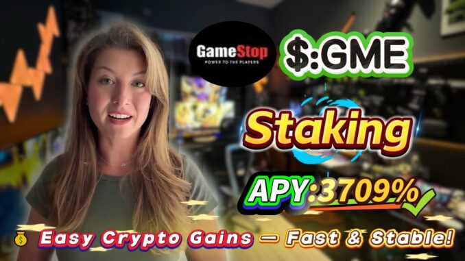 🚀 Solana zero-risk mining tutorial — real GME staking with 3708.75% APY rewards delivered!