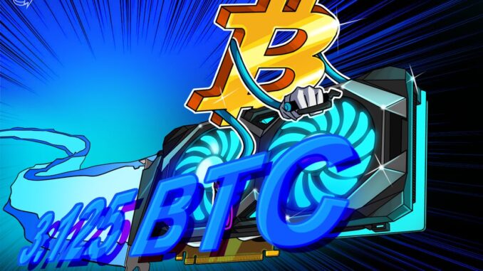 Solo Bitcoin Miner Hits Rare 3.125 BTC Jackpot With Rented Hashrate
