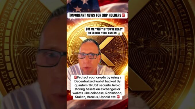 Want to secure your crypto? Comment below I'll guide you #xrp #crypto #viral #bitcoin #ripple