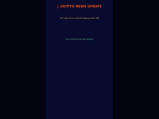 Crypto News March 23 2026 #Shorts #crypto #bitcoin