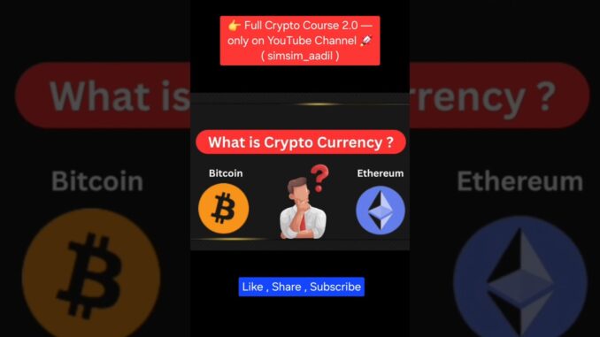 Crypto basics in 45 sec ⏱️Full guide on YouTube 🔥 #crypto #trading #bitcoin #simsim