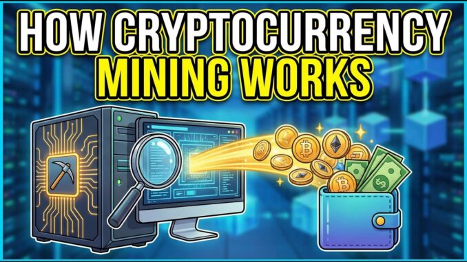 How Cryptocurrency Mining Works – Why Computers Are Solving Puzzles for Money.