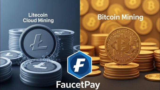 Litecoin Cloud Mining | Bitcoin mining app | How to mine Crypto Without invest