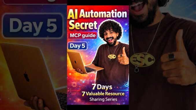 MCP Guide | AI Automation Secret 😲Connect All AI Tools #mcp #claude #artificialintelligence #shorts