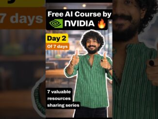 NVIDIA FREE AI Course with Certificate😳 | GenAI Skill | Day 2 Resource Series #aicourses #freecourse