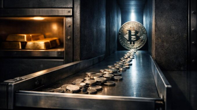 Retail is rushing into gold, but institutions are buying Bitcoin again – so why the split?