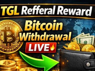 TGL Mining Referral Reward Bitcoin Withdrawal Live 🔥 | Step-by-Step Full Process