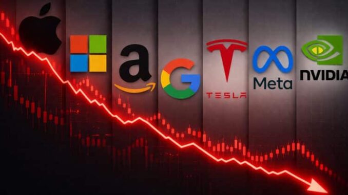 Tech stocks lead Friday selloff as crypto breaks lower and gold and silver spike