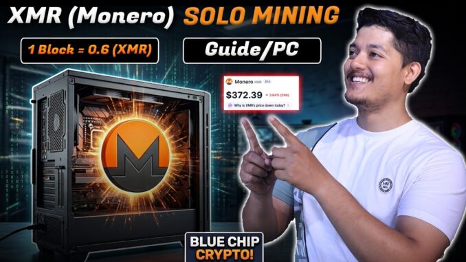 0.6 XMR Reward 🤑 - Monero SOLO Mining Guide With Laptop | Blue Chip Crypto Coins To Hold Long Term 🚀