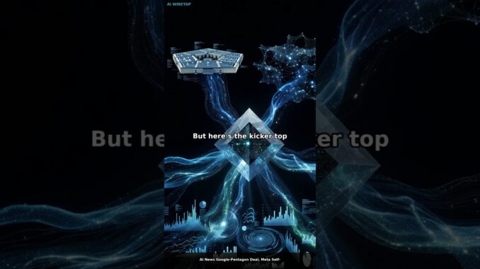 AI News: Google-Pentagon Deal, Meta Self-Learning & AI Economics | Apr 28