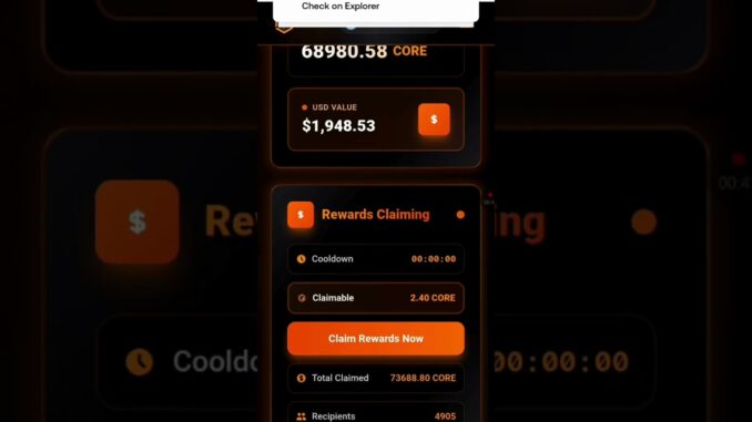 CORESAGE | CORE POTENTIAL | WEB3 & DEFI PROJECT | CORESAGE DAILY MINING |  DAY - 72 #trending