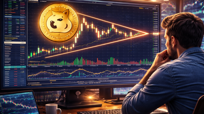 A consolidating DOGE chart