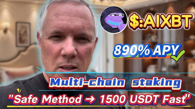 Earn 889.96% Annual Yield with AIXBT Staking! Simple, No-Risk Mining Guide
