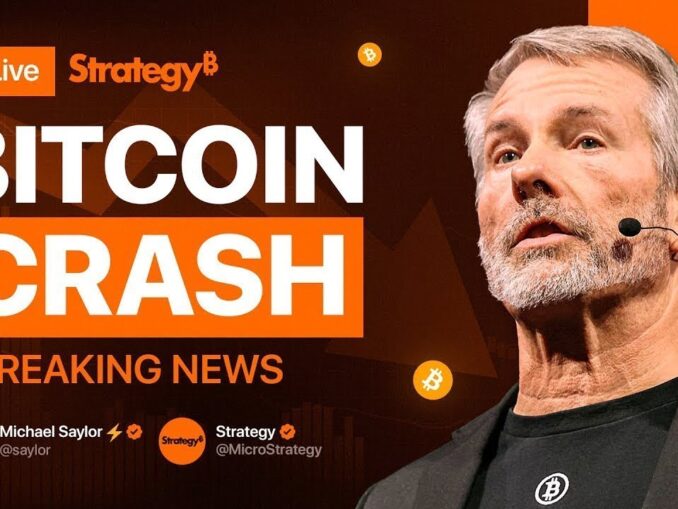 LIVE: Michael Saylor on Bitcoin Crash & MSTR Stock Drop – BTC Price Prediction