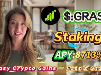 🧠 Solana staking for beginners — real GRASS mining with stable 8712.89% APY returns!