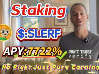 🧠 Solana staking for beginners — real SLERF mining with stable 7721.96% APY returns!