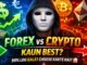 #forex  vs #crypto  Market 🔥 Kaun Best Hai Beginners Ke Liye? Full Guide 2026