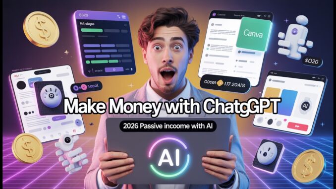 ChatGPT Digital Product Ideas 2026 🔥 Make Passive Income with AI (Beginner Guide)