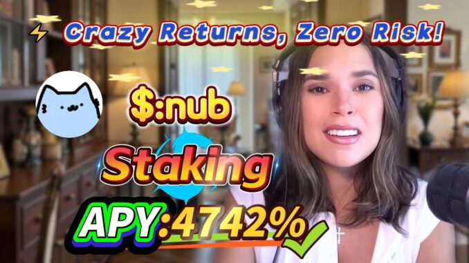 🧠 Solana staking for beginners — real nub mining with stable 4741.81% APY returns!