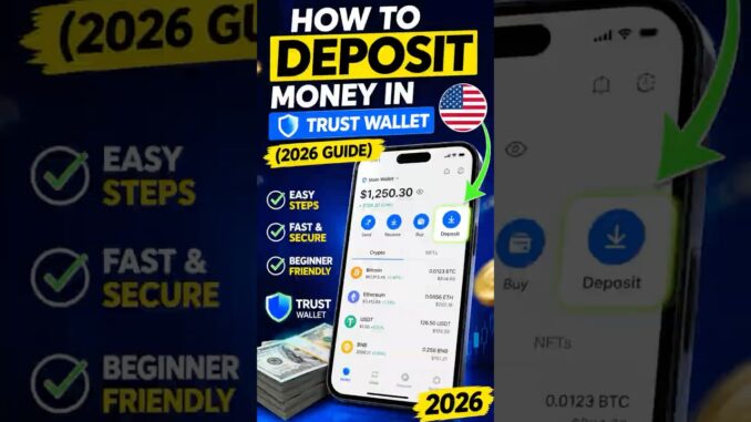 Trust Wallet Deposit Tutorial 2026 🚀 | Beginner Friendly