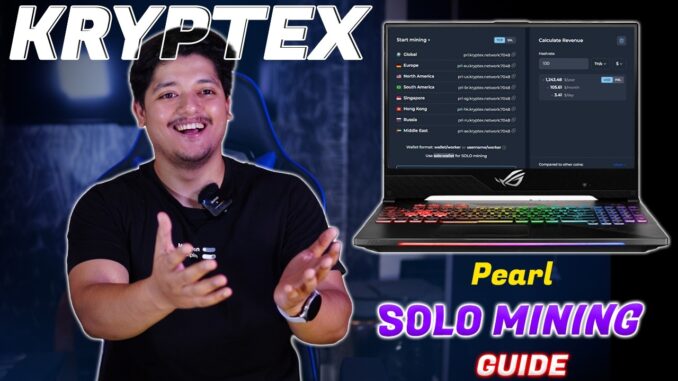 1 Block = 2637.66 $PRL 🤑 - Pearl Coin SOLO Mining With Laptop & PC 🚀  - Kryptex PRL SOLO Mine Guide