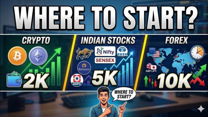 Best market for beginners? 2026😀😀👌/Crypto/Forex/Stock market
