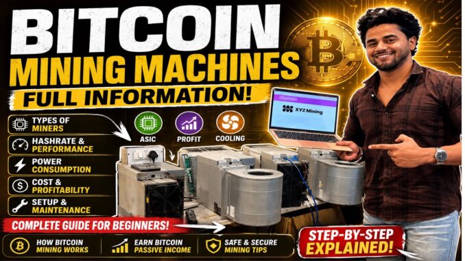 Bitcoin Mining Machines Full Information | Complete Beginner Guide 2026 🔥