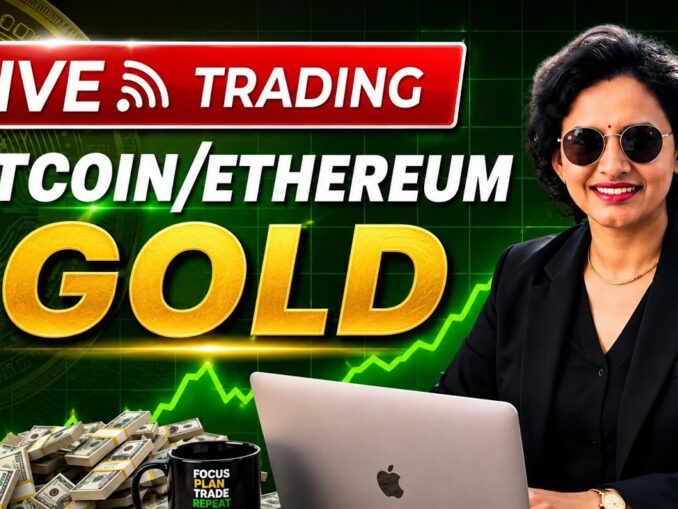 Crypto Gold Live Trading || 21 June || Balraj Trading Tech - Tejaswini Balraj #cryptotrading