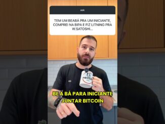 PASSO A PASSO PARA INICIANTE JUNTAR #BITCOIN