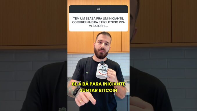 PASSO A PASSO PARA INICIANTE JUNTAR #BITCOIN